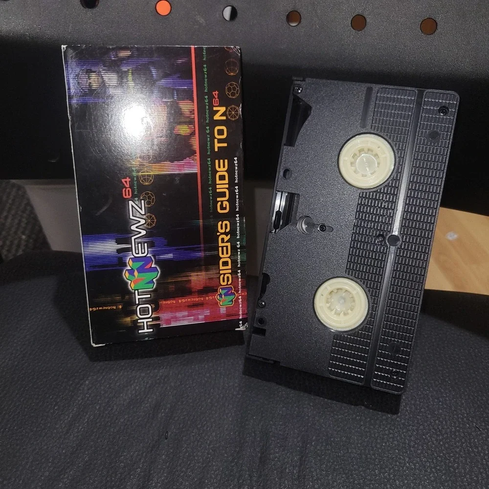 N64 Hotnewz Hot News VHS Tape Insider's Guide Nintendo 64 1999 Best Buy Promo